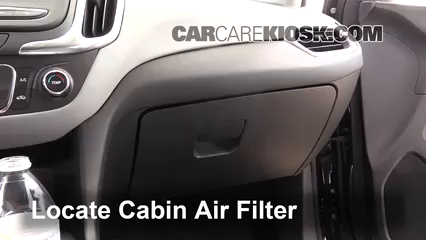 2018 Chevrolet Equinox LS 1.5L 4 Cyl. Turbo Filtro de aire (interior) Control
